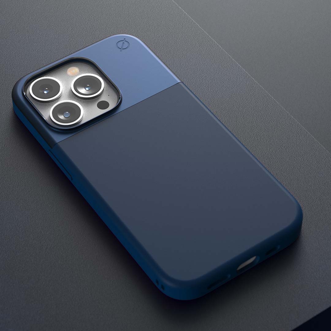 Husa Atom Studios Iphone 13 Pro Stil/Sustenabil/Protectie - Albastru - 2 | YEO